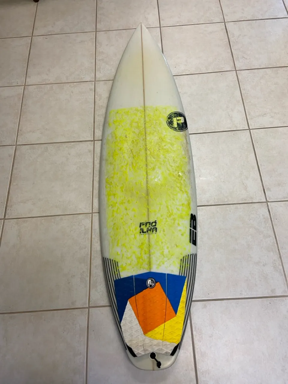 Prancha Pro ilha - Pro rider 2 branquinha 5,10 - 25,5l