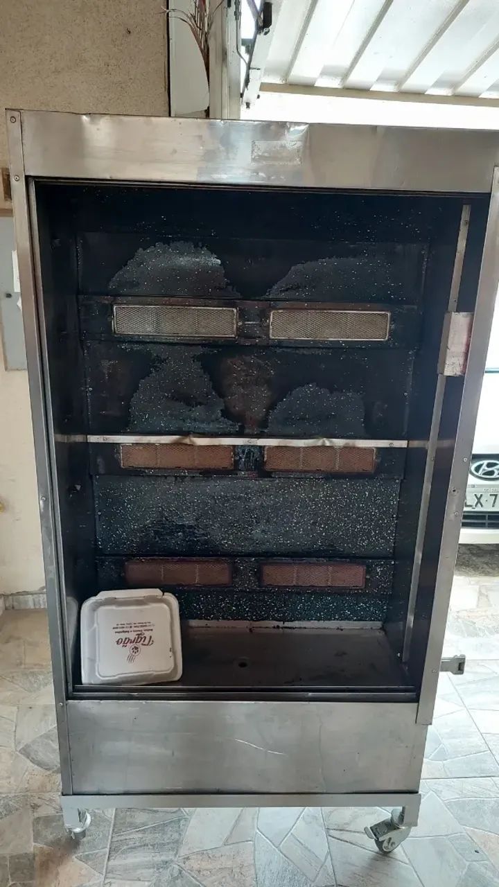Maquina de Frango espeto giratória