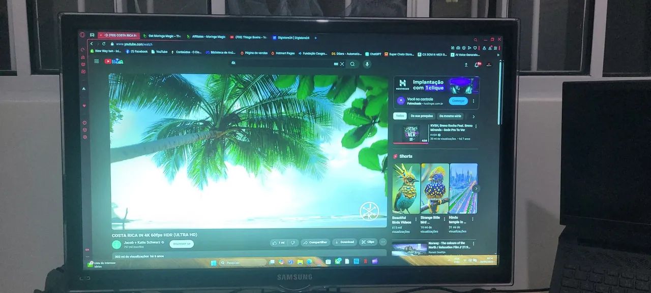 Monitor Samsung - Tela LCD IPS- 60 Hz - 24 POLEGADAS - Foto 2