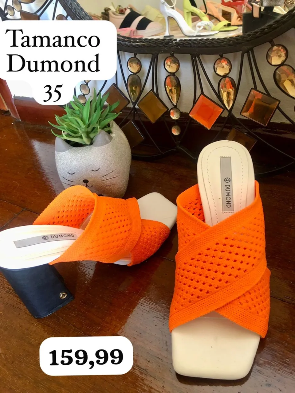 Tamanco Dumond Laranja - Num. 35