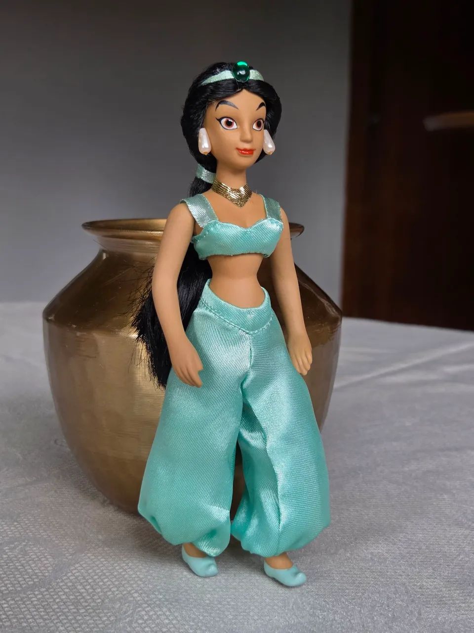 Boneca de porcelana princesa Jasmine original da Disney sem avarias ...