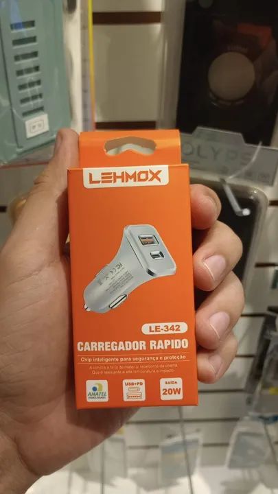 Carregador Usb Veicular Lehmox