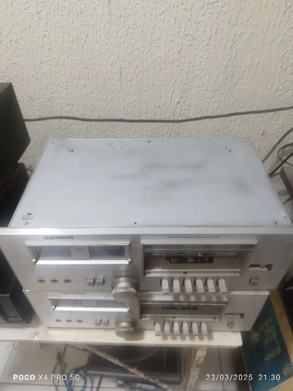  Tap deck Gradiente CD-Z100 e CD-3100 - Gravador de Cassete Estéreo - Foto 4