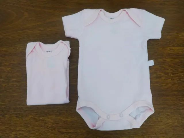 Kit Com Dois Bodys Rosas Da Tilly Baby 