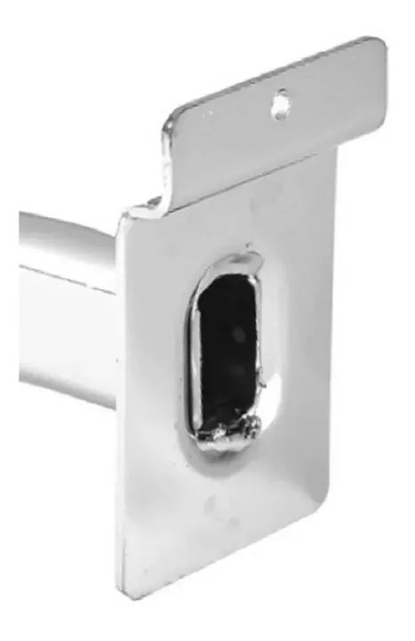 Arara cromada Rt para painel canaletado 40cm - Foto 5
