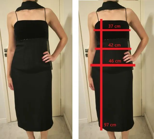 Vestido de festa longuete preto - Foto 3