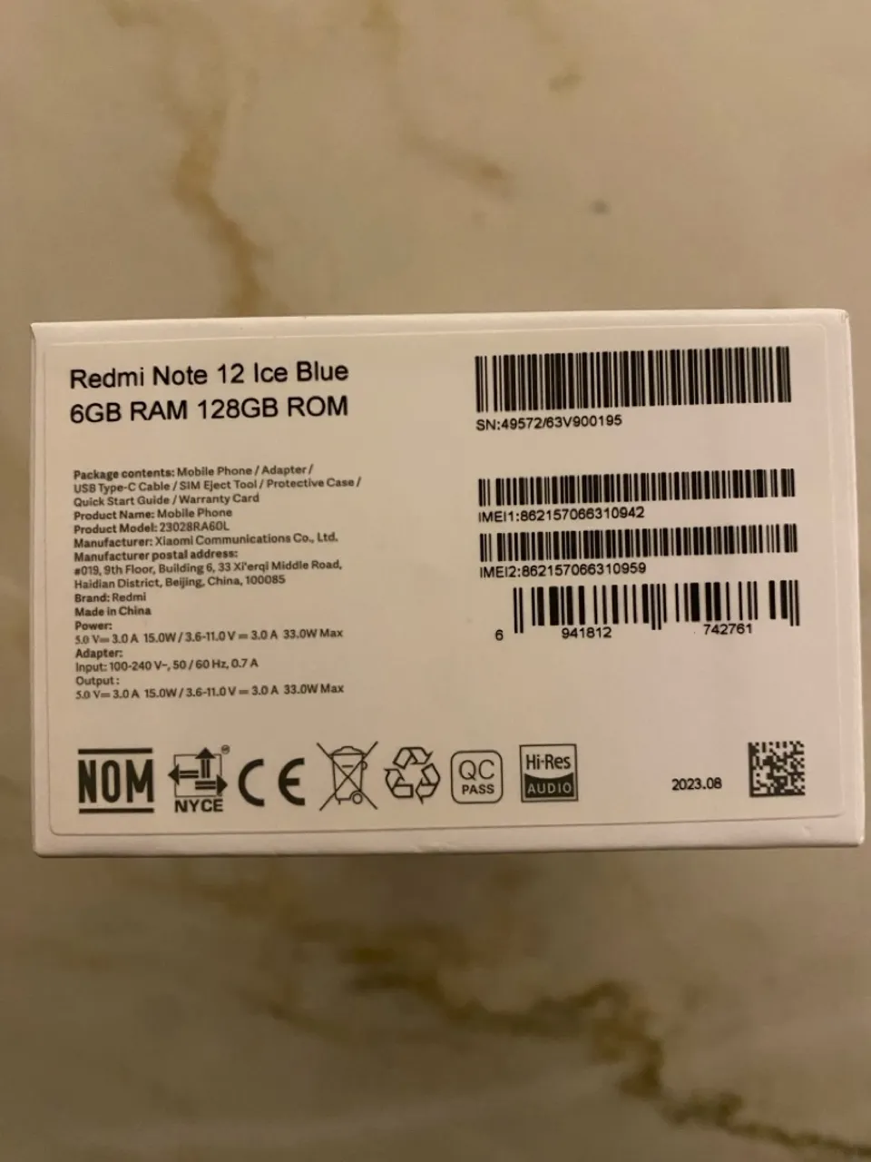 Celular Redmi Note 6GB RAM 128GB ROM, semi novo