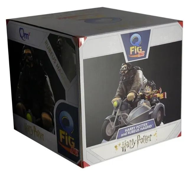 Harry Potter E Rubeus Hagrid Figura Qfig Max Edição Limitada - Foto 4