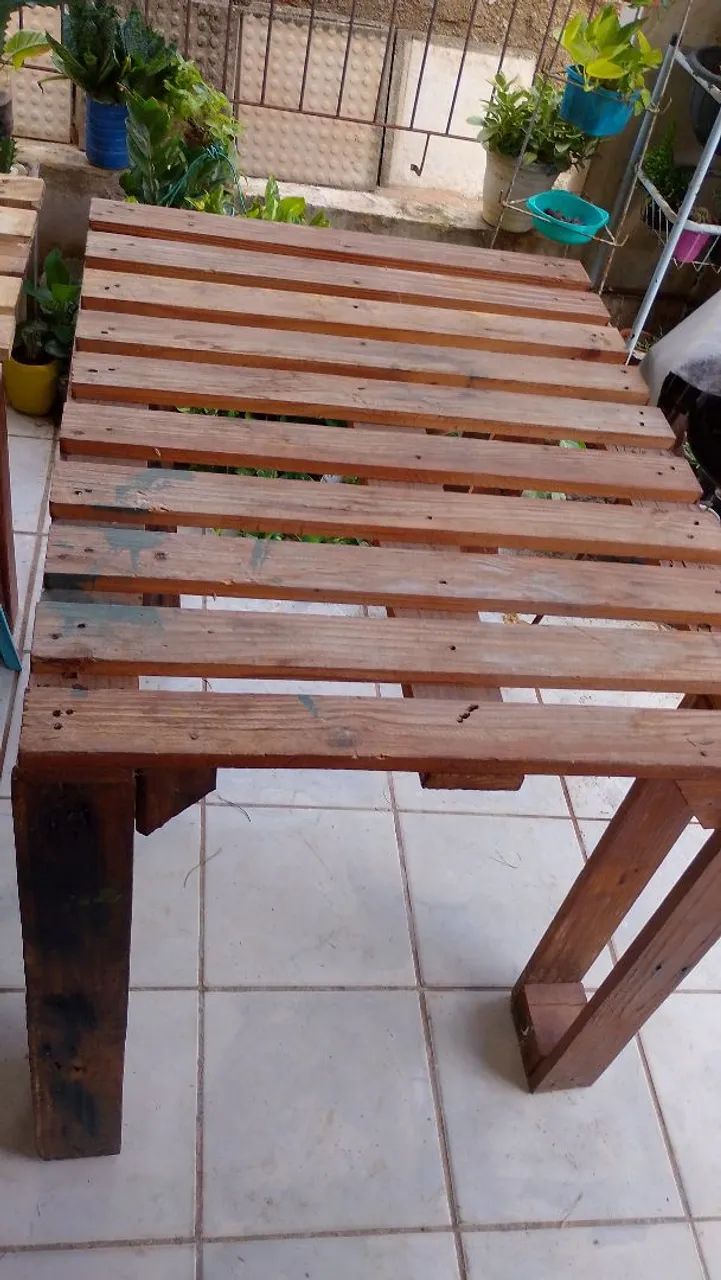 Mesa de palet 1,09 x 0,72 - Foto 4