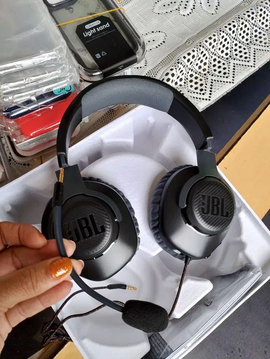 Fone de Ouvido Gamer JBL Quantum 100 - Novo - Foto 4