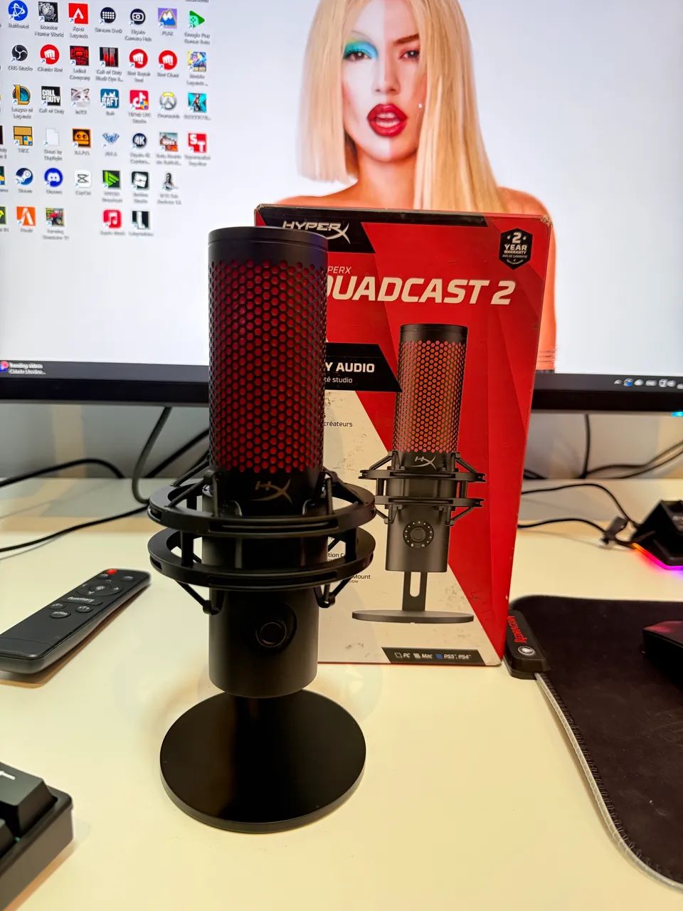 Microfone HyperX QuadCast 2  - Foto 2