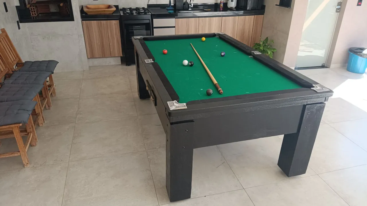 Mesa de Bilhar/ Sinuca 2.10 x 1.27