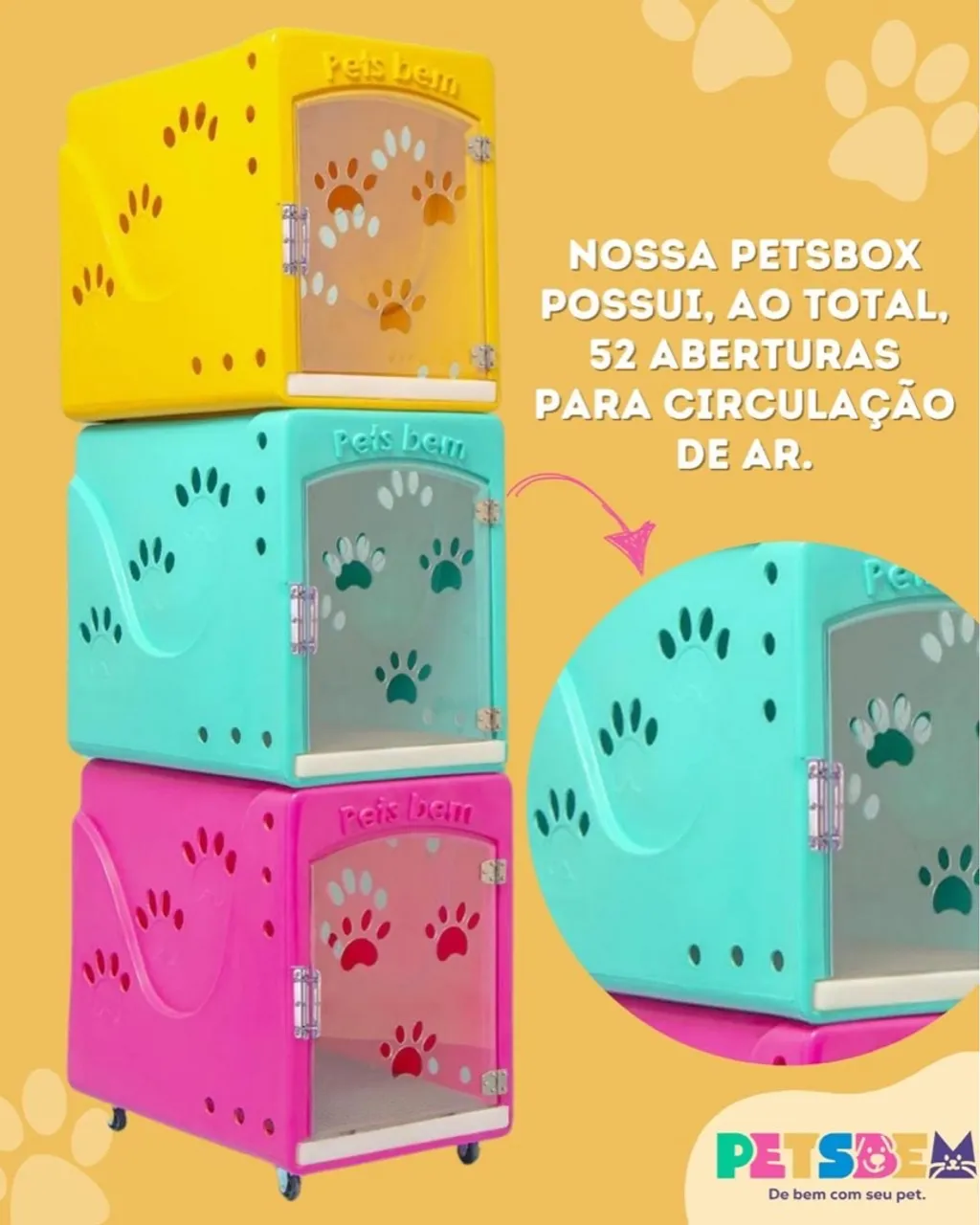 Box para pet Shop e clínica veterinárias