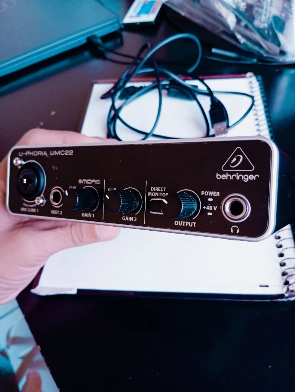Interface Behringer U-PHORIA UMC22, Original