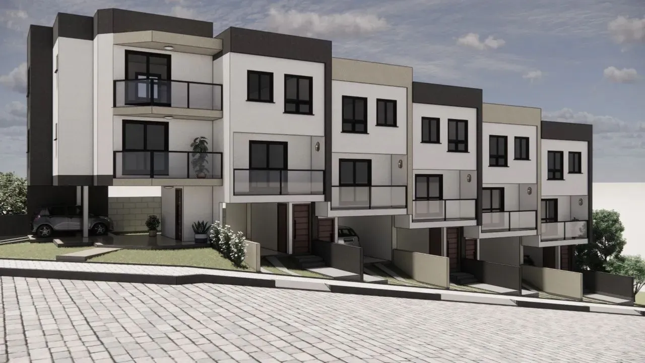 Venda de sobrados triplex em construção em Caxias do Sul, bairro Colina Sorriso