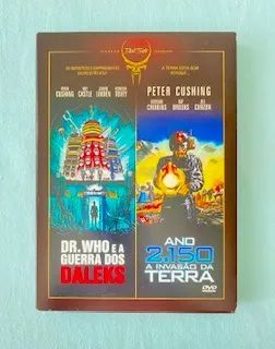 Dr. Who e a Guerra dos Daleks-Ano 2.150 A Invasão da Terra-DVD Duplo com 2 cards e encarte