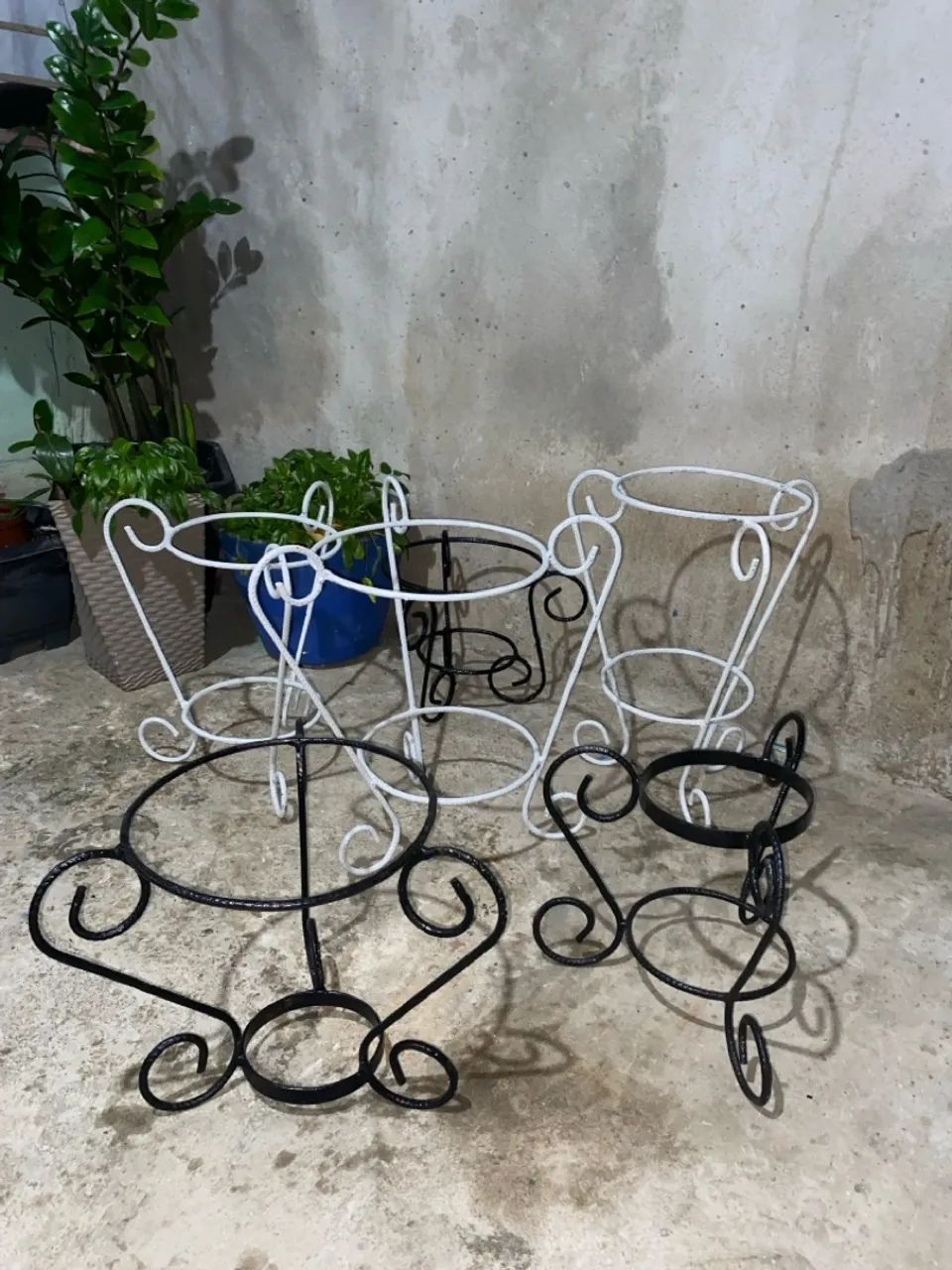 Suportes de Vaso em Ferro - Decoração para sua Casa - Foto 2