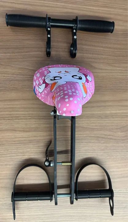 Assento de bicicleta com Guidão para criança. - Foto 4