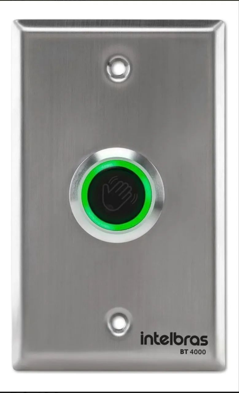 Acionador De Abertura Por Proximidade Inox Bt 4000 Intelbras 