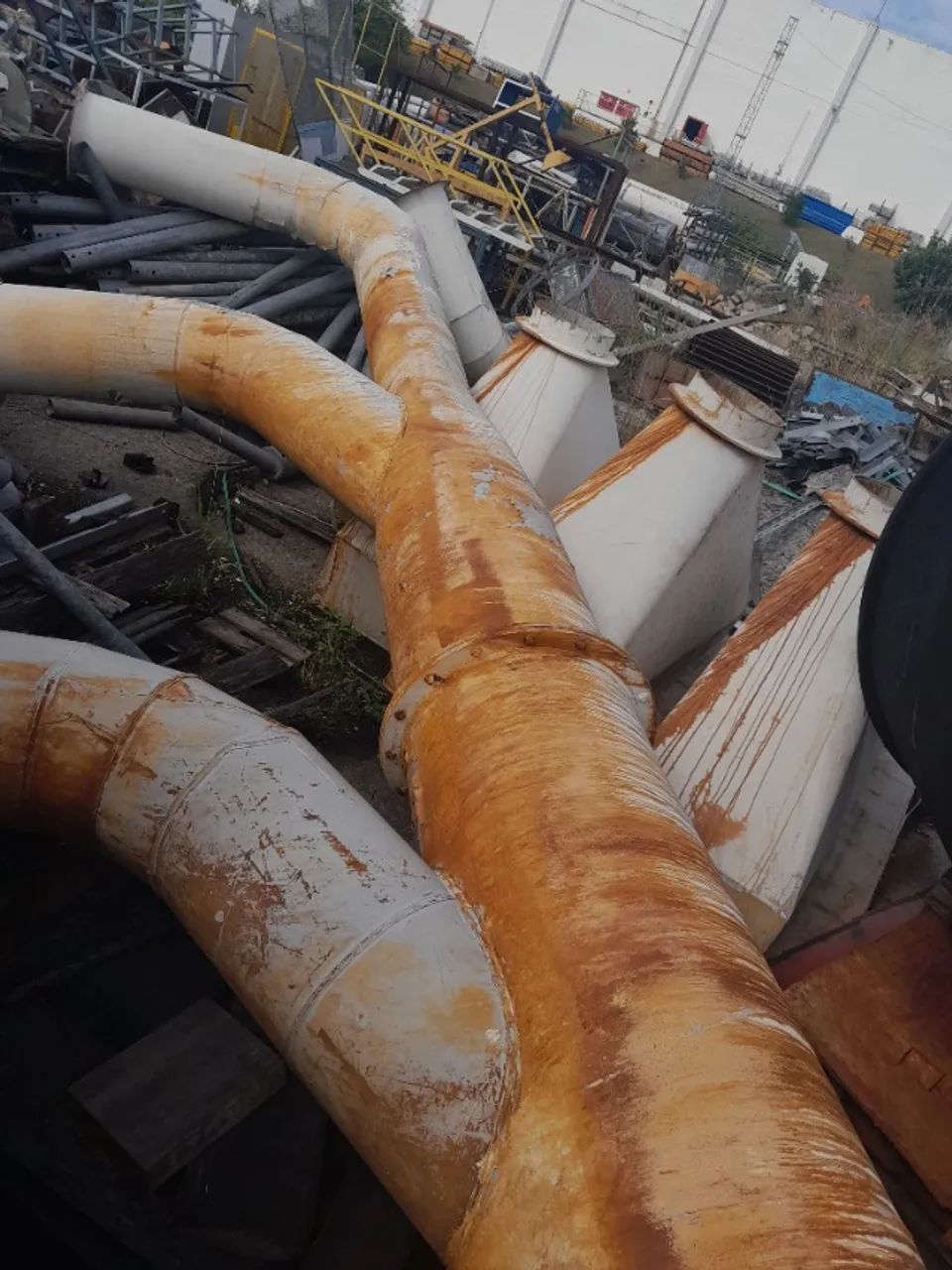 Sucata Dutos Tubulação de PVC