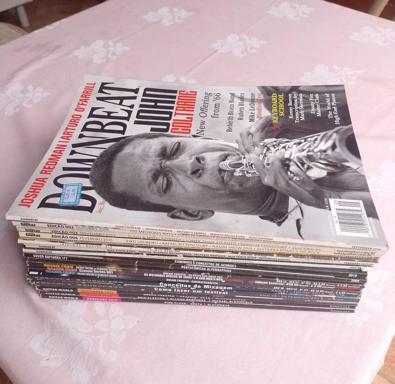 Lote de Revistas Downbeat, Bass Player, Guitar, Roadie Crew, Jazz Time. Oportunidade  - Foto 5