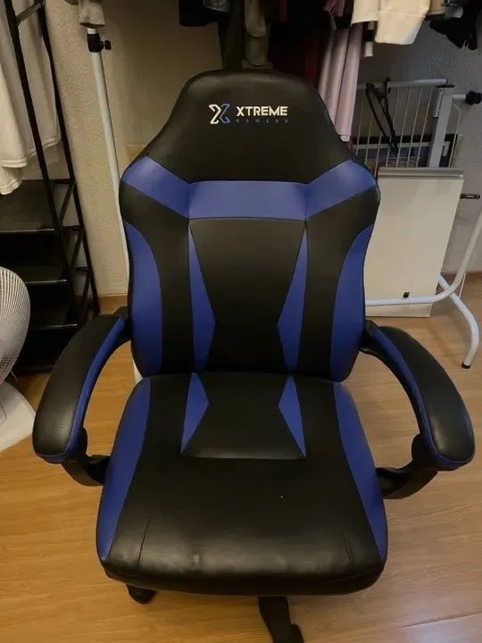 Cadeira Xtreme Gamers Azul e Preta