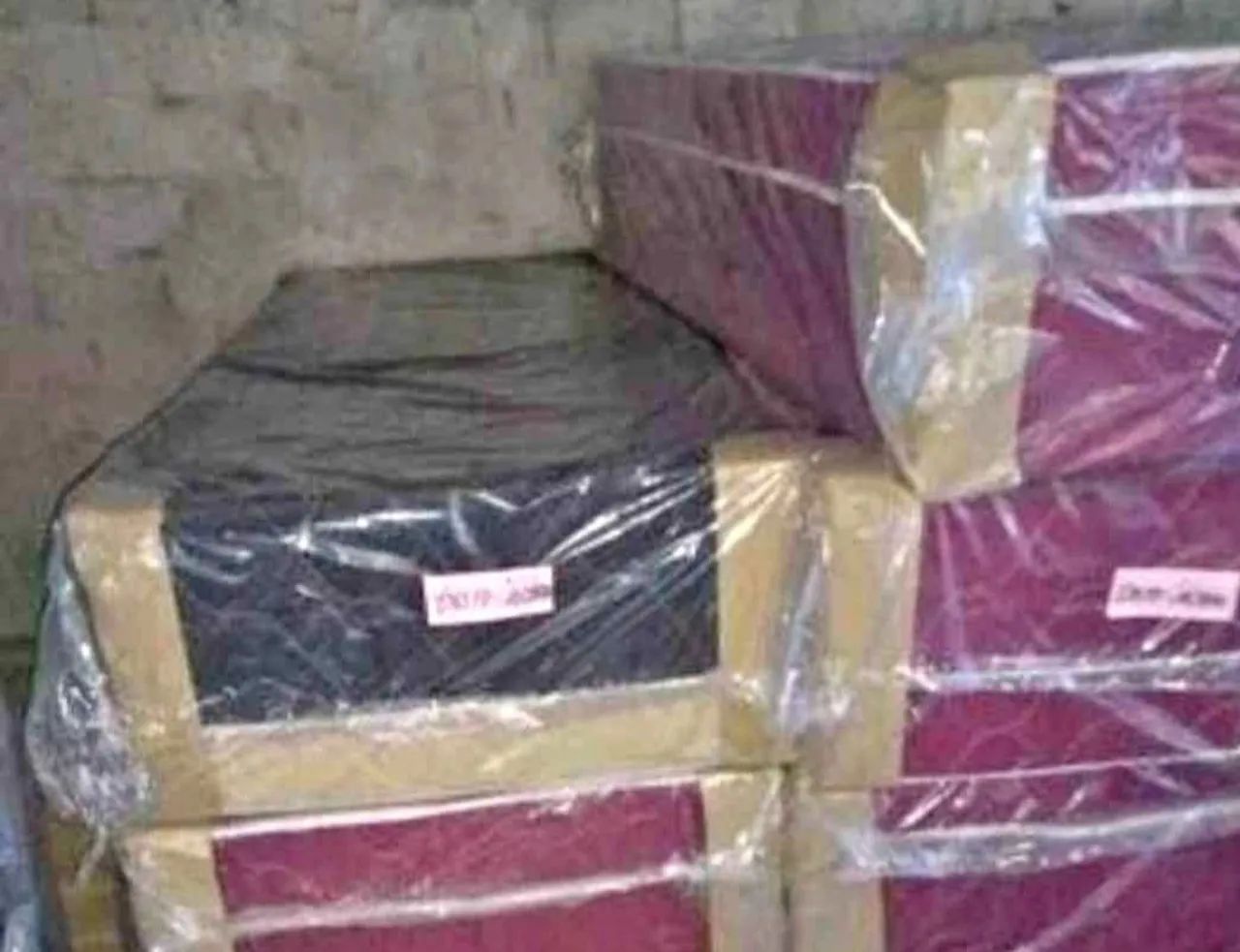  Box solteiro   embalados para transporte