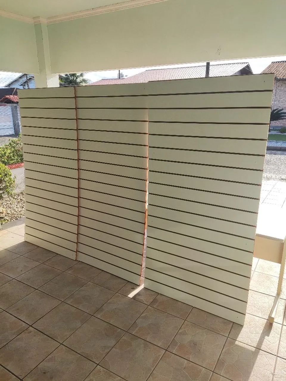 Painel canaletado (1 chapa dividida em 3 partes)