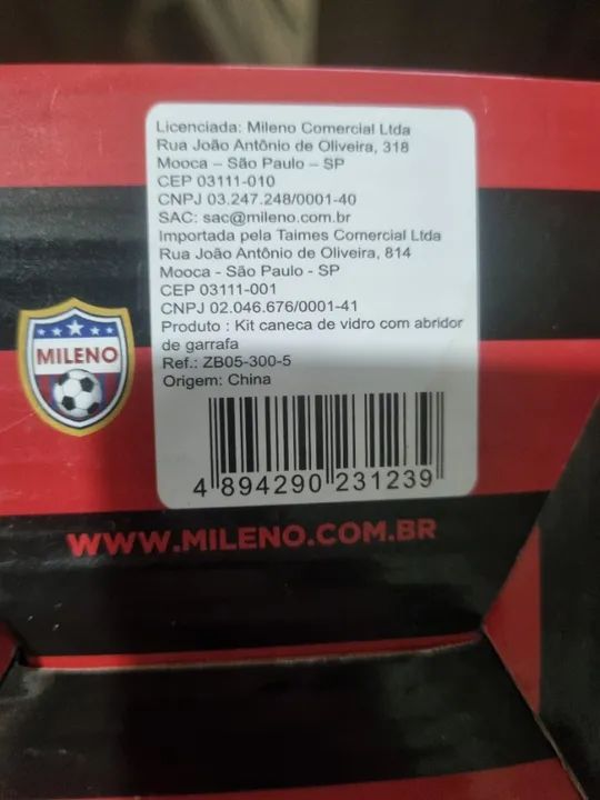 kit oficial do flamengo - com caneca e chaveiro - Foto 4
