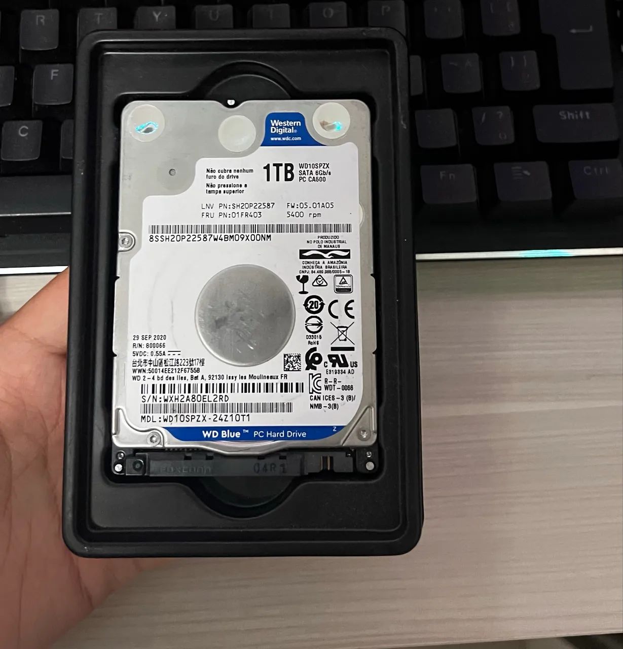 HD Western Digital Blue 1TB - Perfeito Estado