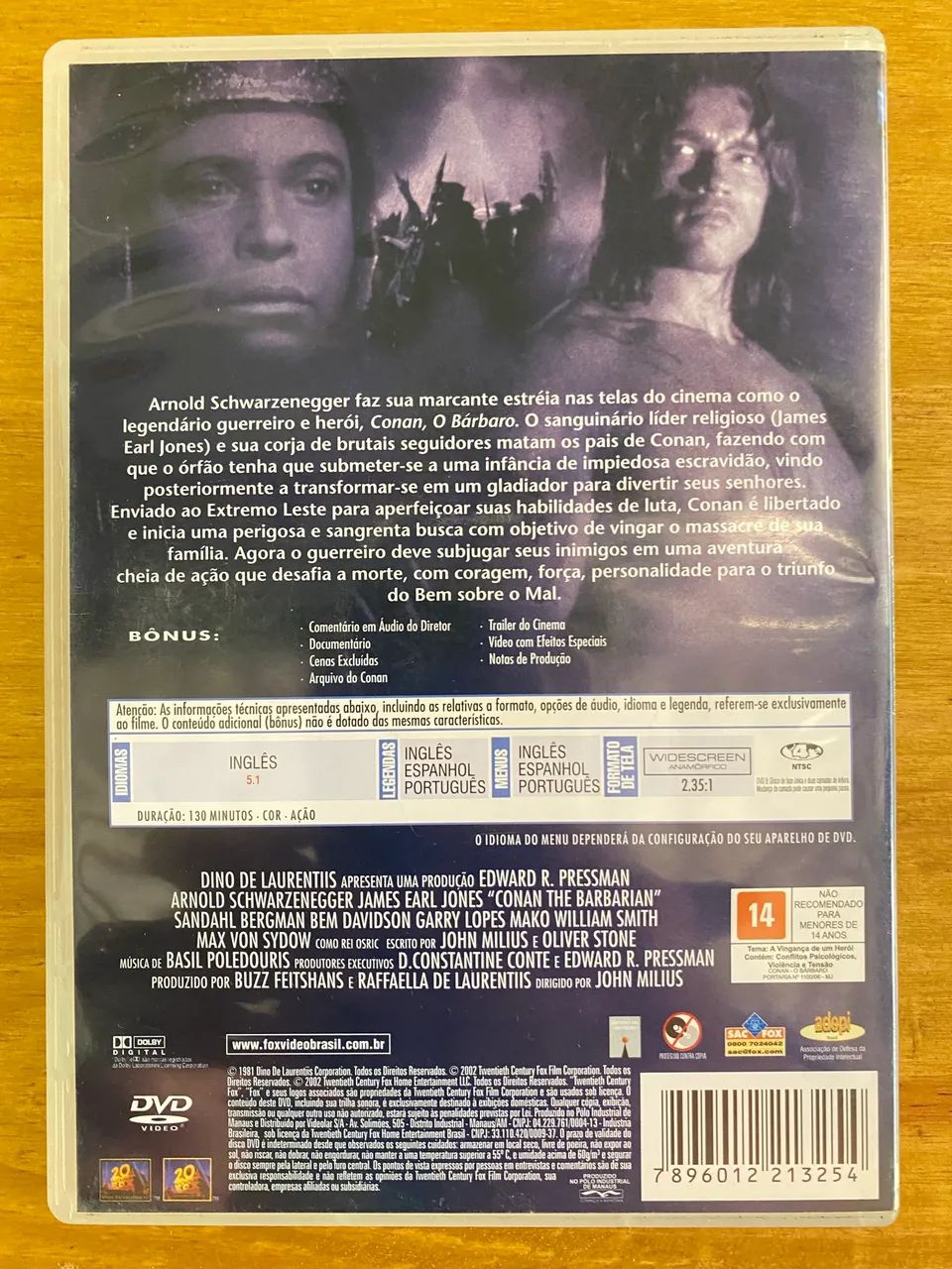 DVD - Conan o Bárbaro - original  - Foto 2