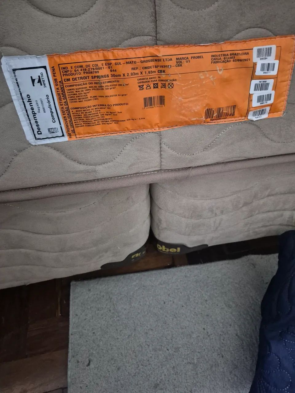 Cama King size com cabeceira de brinde - Foto 3