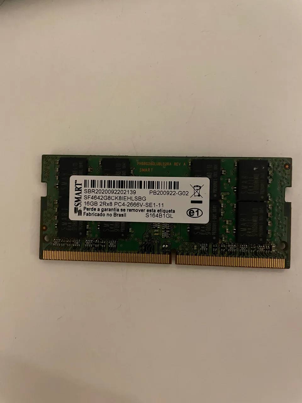 Memória RAM 16gb (2x 8gb) 2666MHz DDR4 - Corsair Vengeance LPX