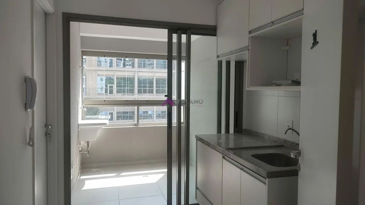 Studio Novo na Aclimação, 24m² com Suíte, Ar-Condicionado