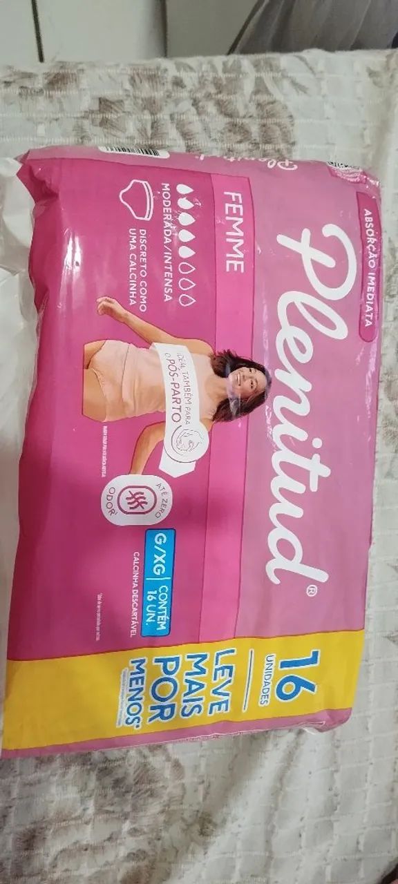 Fralda plenitude  tirei somente uma unidade e tem 15unidade