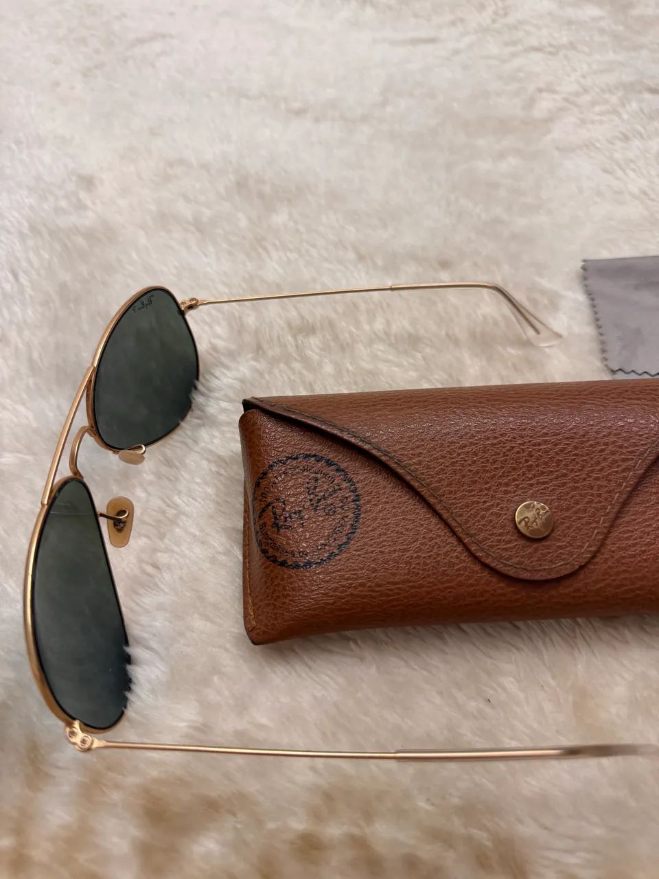Óculos Ray-Ban RB3025 Aviator Flash Lenses Original - Foto 5