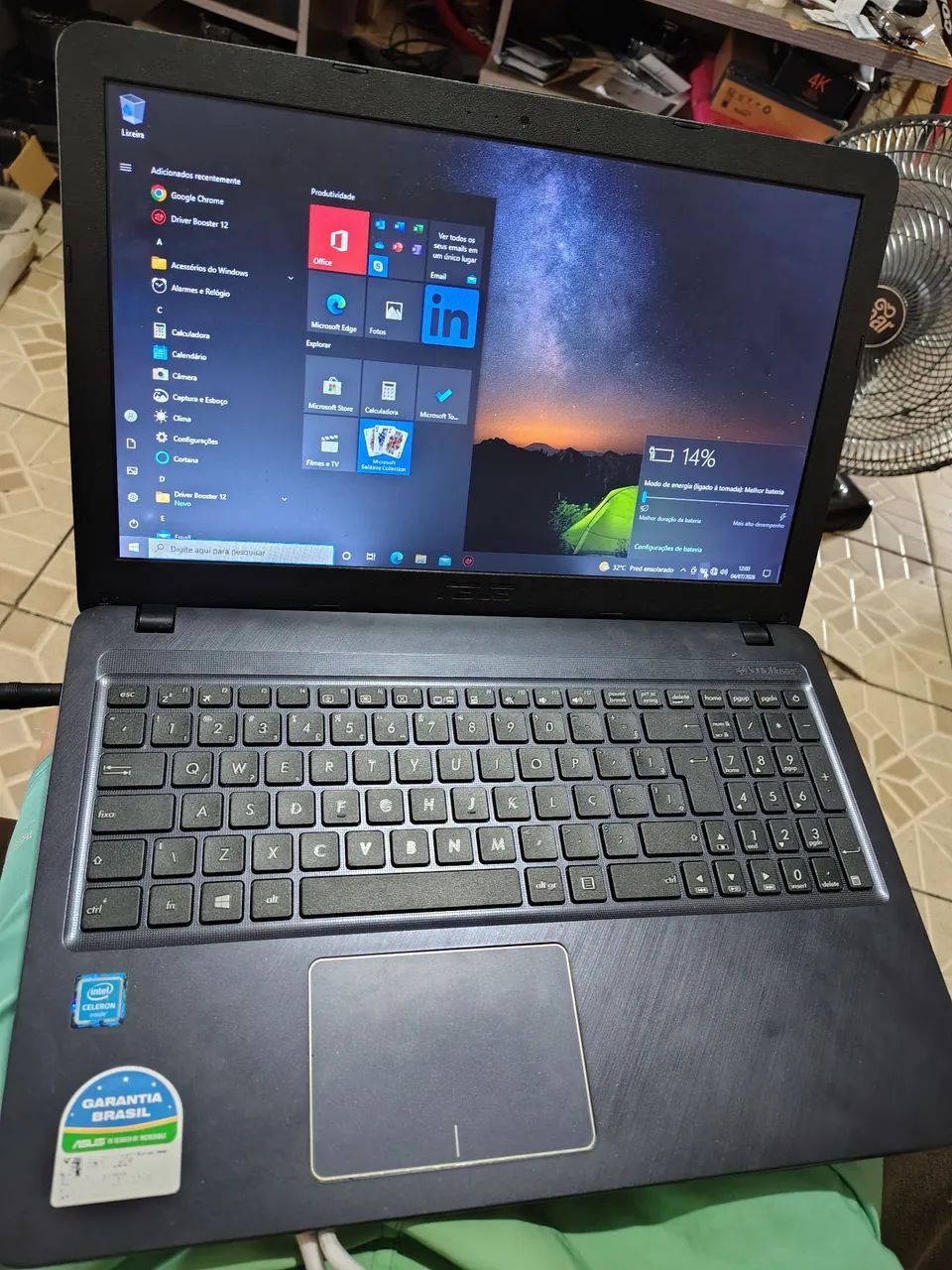 Notebook Asus tudo funcionando perfeitamente  - Foto 2
