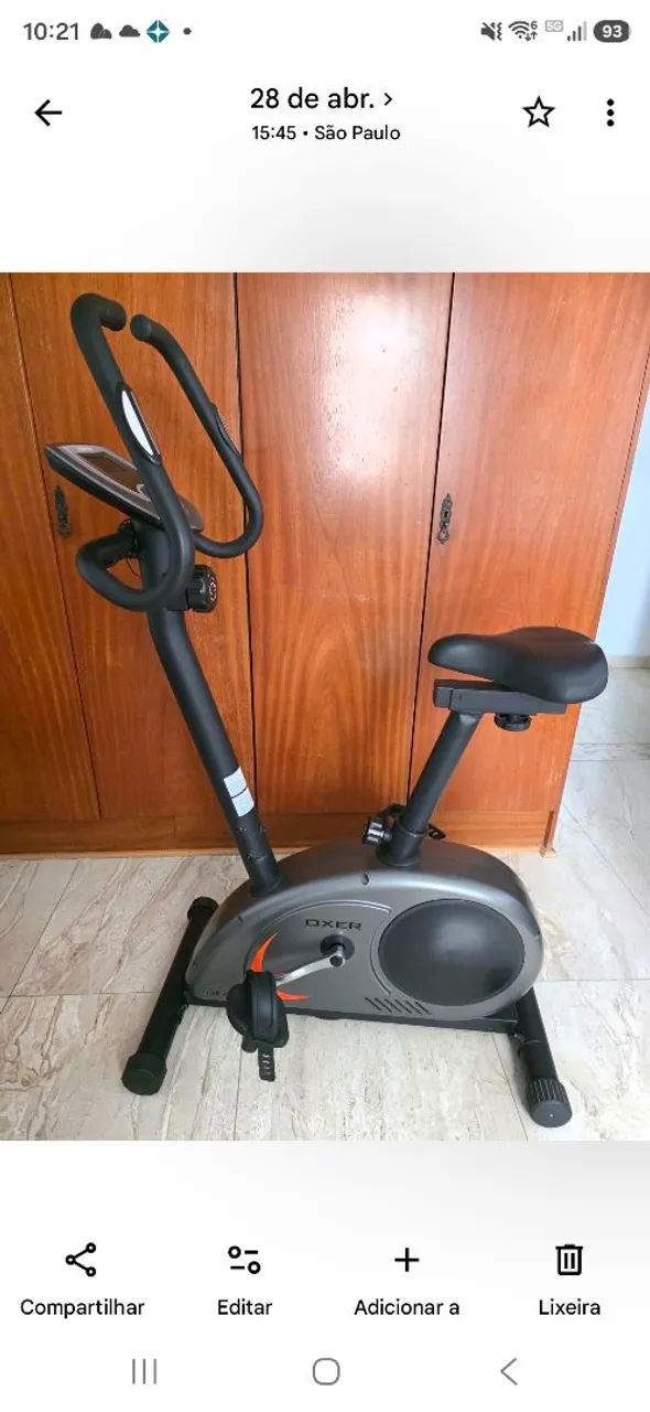 Bicicleta ergometrica 