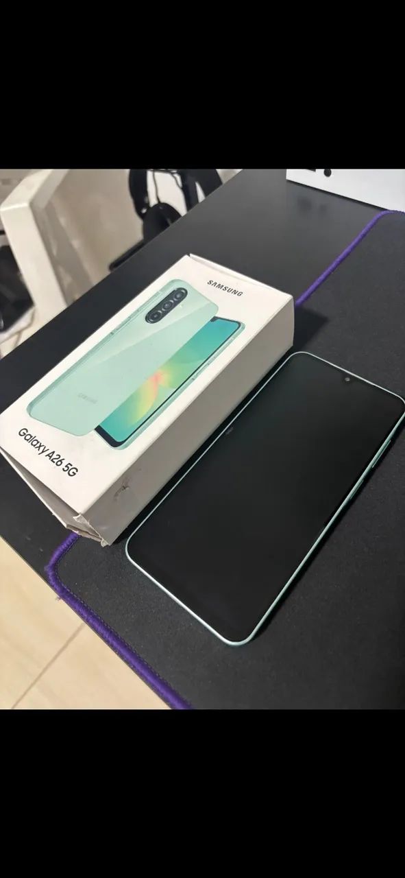 Samsung A26 5g (256gb de memória) verde menta - Foto 3