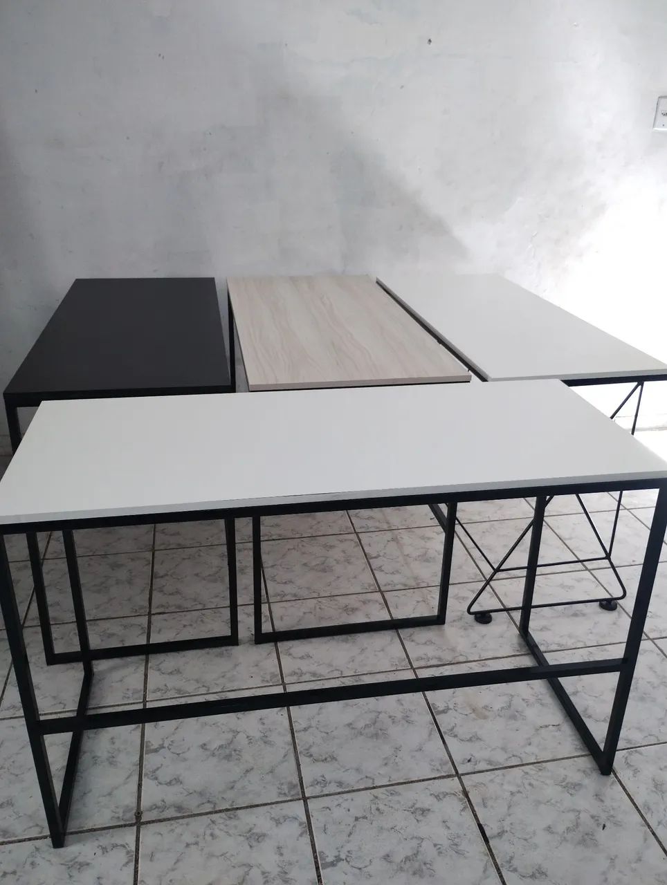 Mesa  estilo industrial com MDF  - Foto 4
