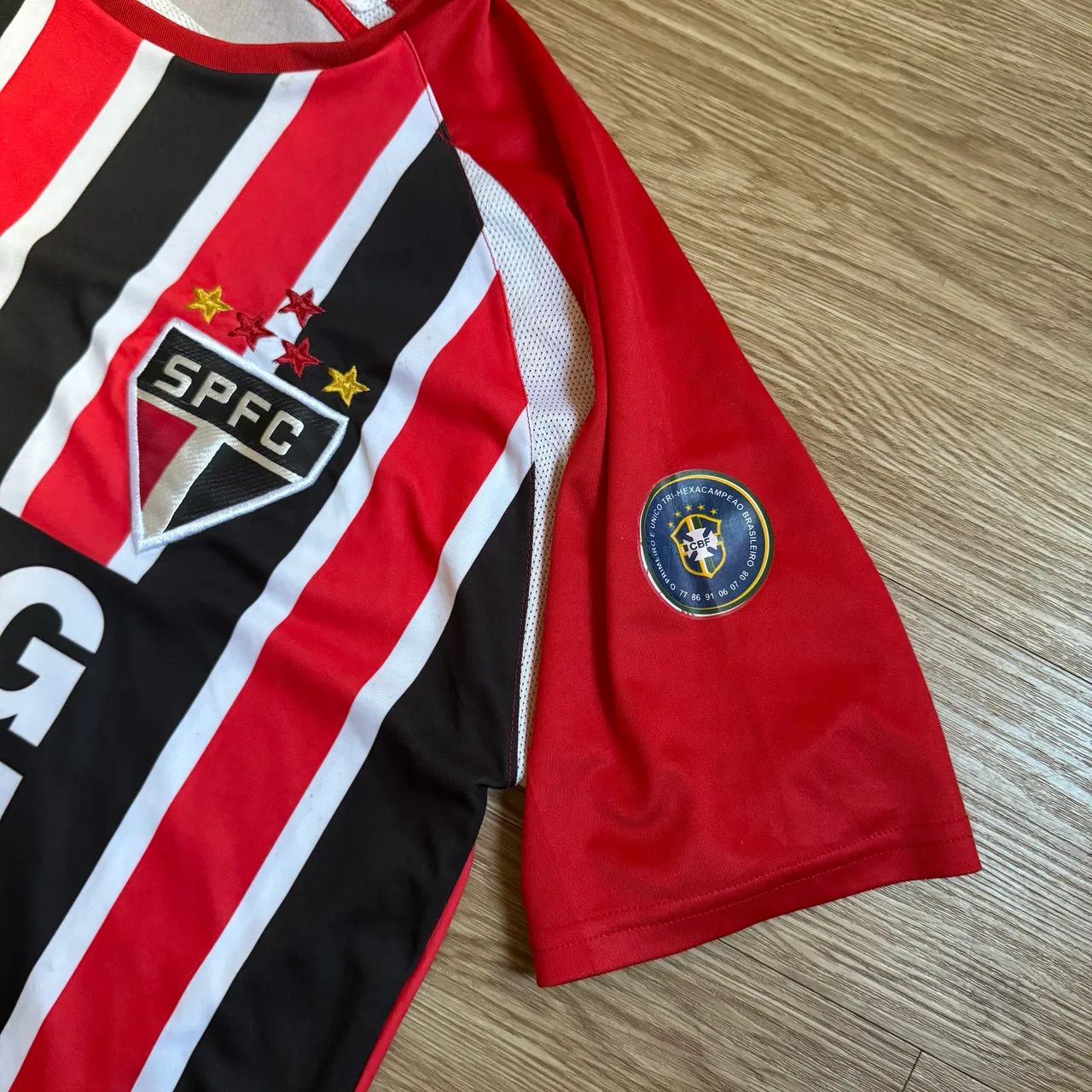 camisa são paulo reebok 2007 tricolor original  - Foto 3