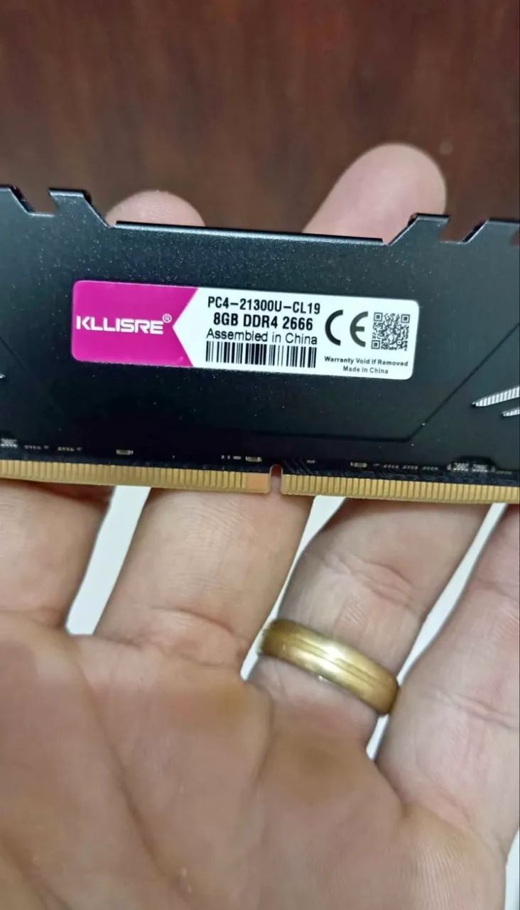 Memória ram kllisre ddr4 2x8gb 2666Mhz - Foto 2