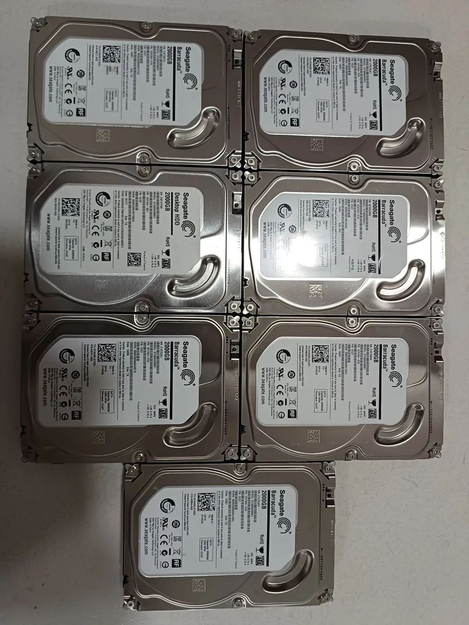 7 hds seagate 2tb Barracuda cftv dvr CPU nvr 65713021745538121