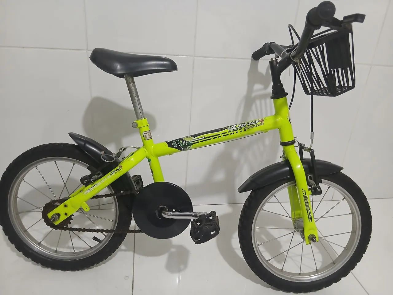 Bicicleta infantil aro 16 dino  zerada