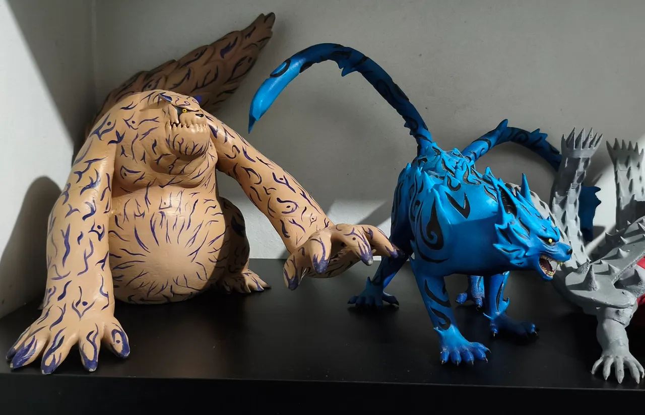 Figuras de Ação Bijuu Naruto