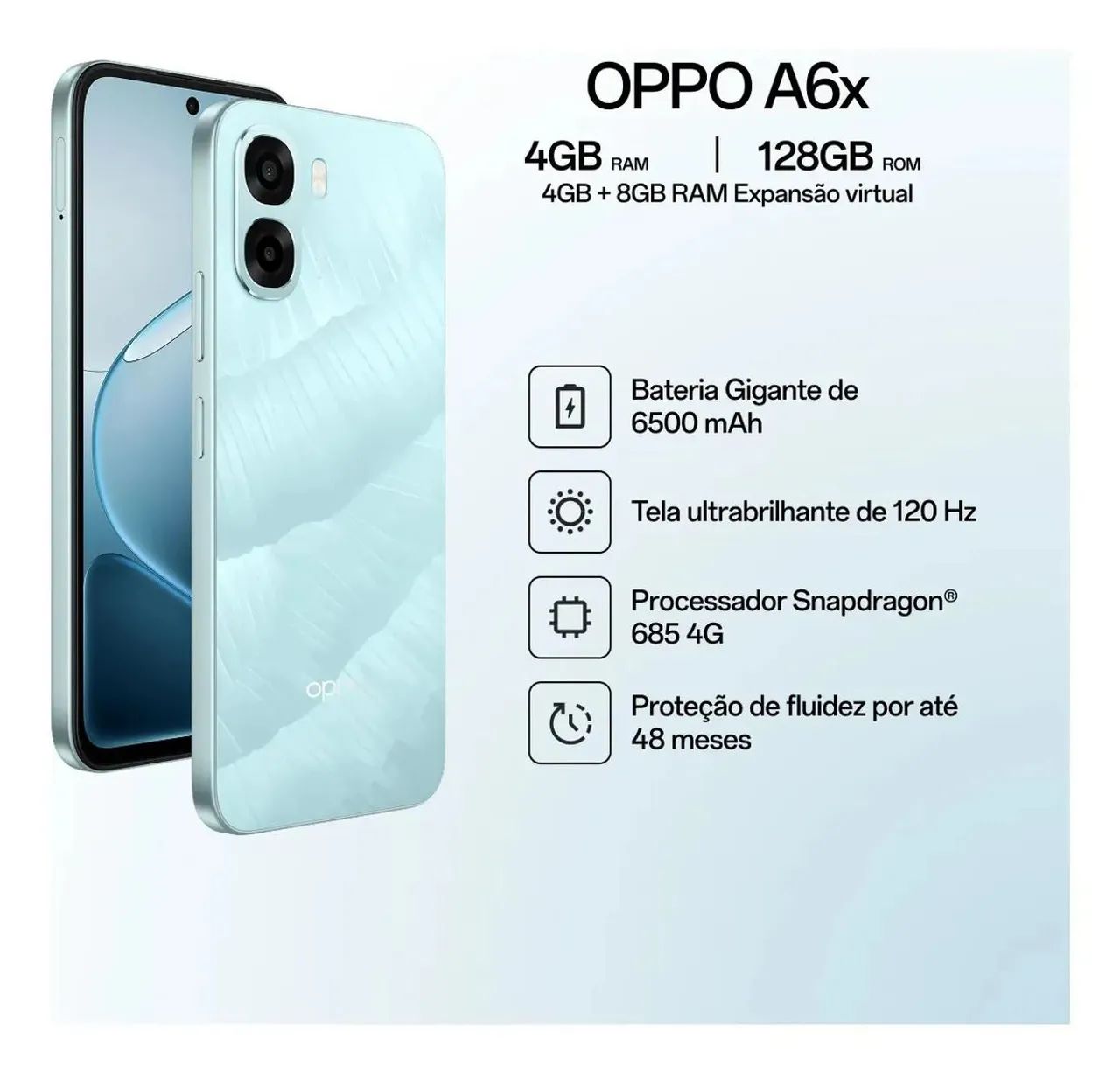 Oppo a6x 4g 128gb - Foto 2