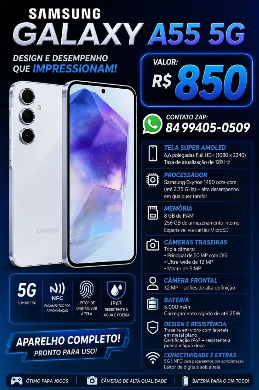 Samsung a55 5g 256gb
