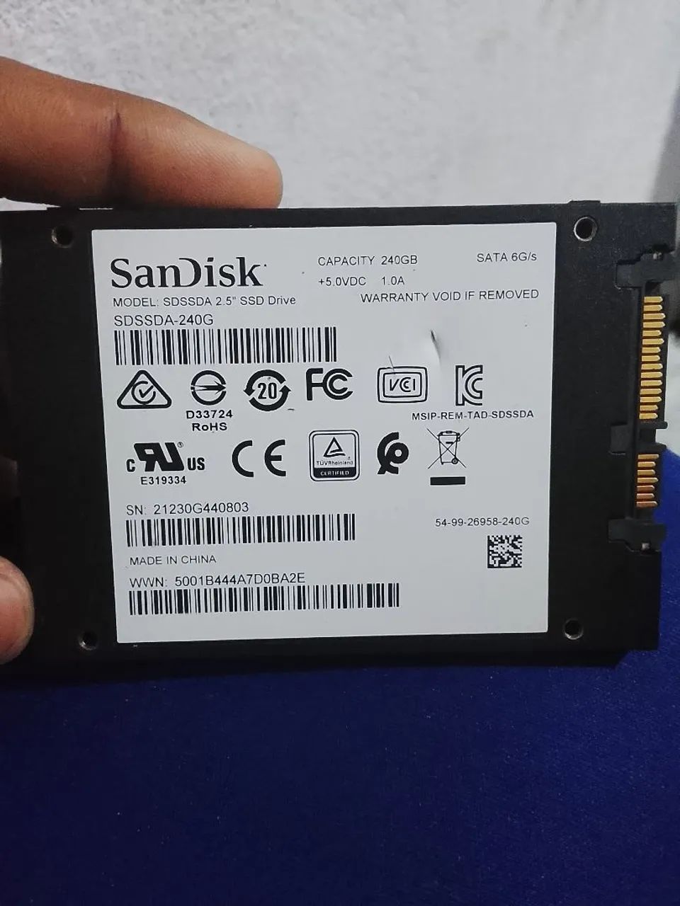 Vende-se 2 HDs e 2 ssds  não sei se funciona  - Foto 2
