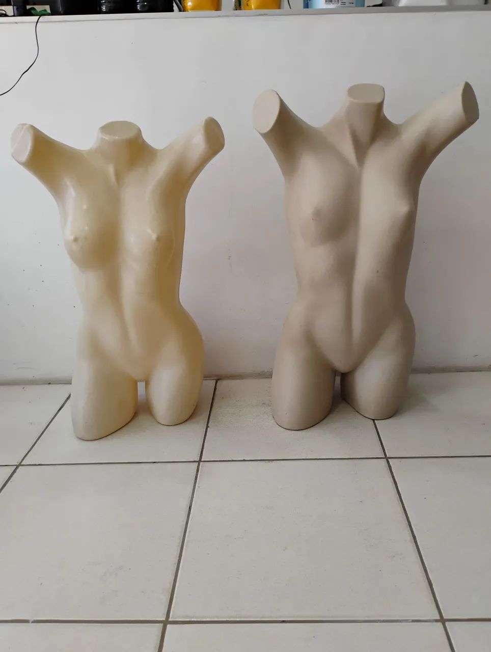 Manequins meio corpo Cláudia Raia