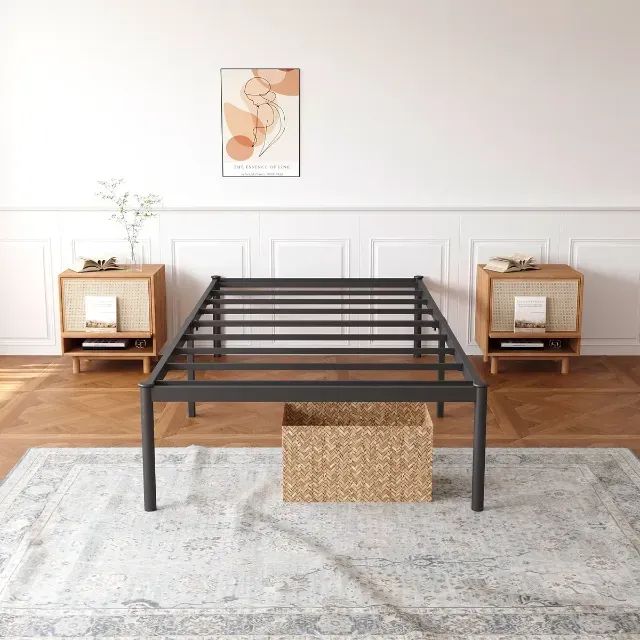 Estrutura De Cama De Metal, Solteiro